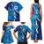 Personalized Israel Yom Ha'atzmaut Family Matching Tank Maxi Dress and Hawaiian Shirt Star of David Grunge Style