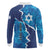 Personalized Israel Yom Ha'atzmaut Long Sleeve Polo Shirt Star of David Grunge Style