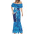 Personalized Israel Yom Ha'atzmaut Mermaid Dress Star of David Grunge Style