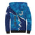 Personalized Israel Yom Ha'atzmaut Sherpa Hoodie Star of David Grunge Style