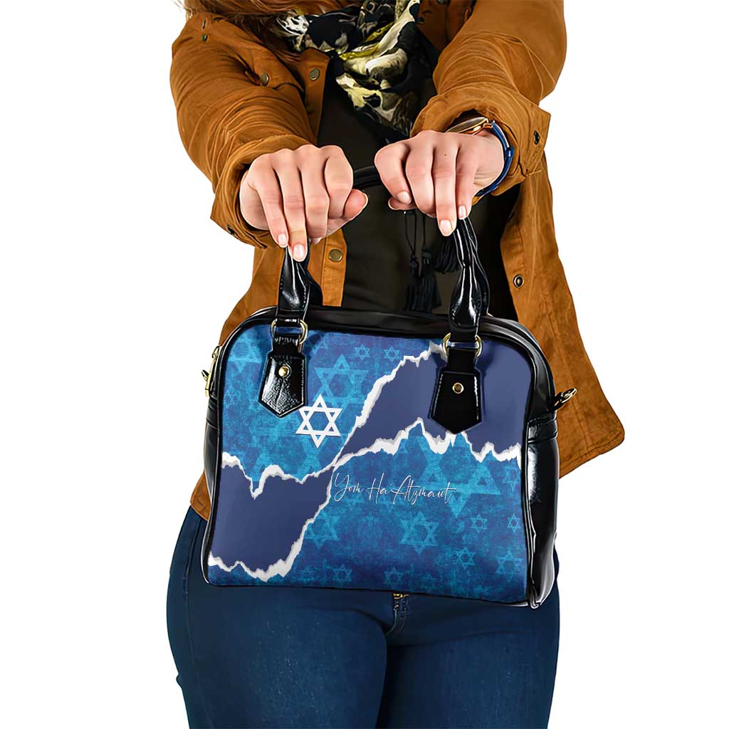 Israel Yom Ha'atzmaut Shoulder Handbag Star of David Grunge Style