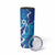 Personalized Israel Yom Ha'atzmaut Skinny Tumbler Star of David Grunge Style