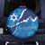 Israel Yom Ha'atzmaut Spare Tire Cover Star of David Grunge Style