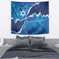 Israel Yom Ha'atzmaut Tapestry Star of David Grunge Style