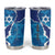 Personalized Israel Yom Ha'atzmaut Tumbler Cup Star of David Grunge Style
