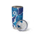 Personalized Israel Yom Ha'atzmaut Tumbler Cup Star of David Grunge Style