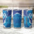 Personalized Israel Yom Ha'atzmaut Tumbler Cup Star of David Grunge Style