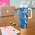 Personalized Israel Yom Ha'atzmaut Tumbler With Handle Star of David Grunge Style