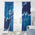 Israel Yom Ha'atzmaut Window Curtain Star of David Grunge Style