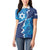 Personalized Israel Yom Ha'atzmaut Women Polo Shirt Star of David Grunge Style