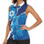 Personalized Israel Yom Ha'atzmaut Women Sleeveless Polo Shirt Star of David Grunge Style