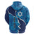 Personalized Israel Yom Ha'atzmaut Zip Hoodie Star of David Grunge Style