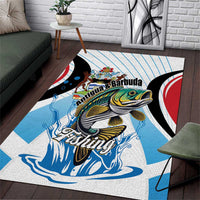 Antigua and Barbuda Fishing Area Rug Sporty Style