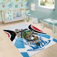 Antigua and Barbuda Fishing Area Rug Sporty Style