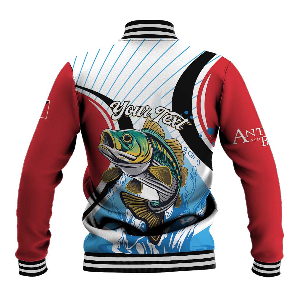 Personalized Antigua and Barbuda Fishing Baseball Jacket Sporty Style