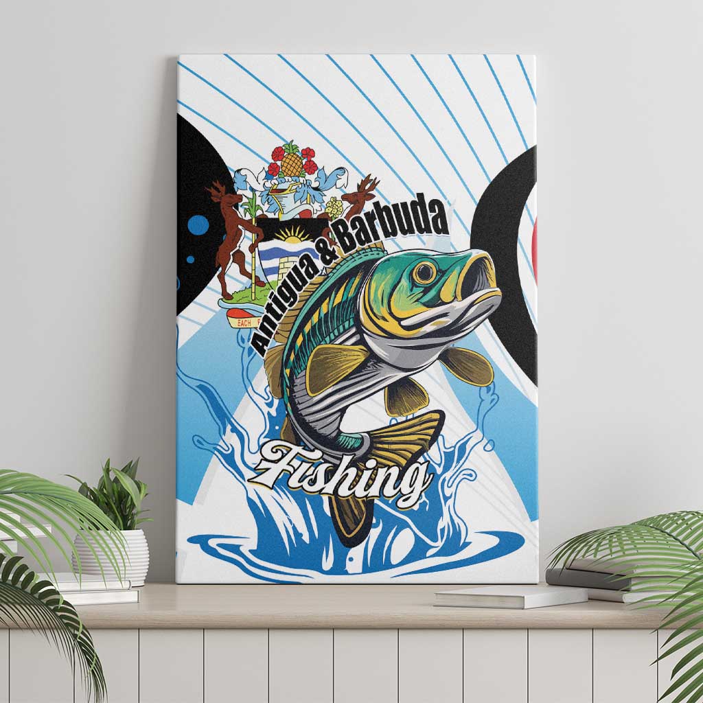Antigua and Barbuda Fishing Canvas Wall Art Sporty Style