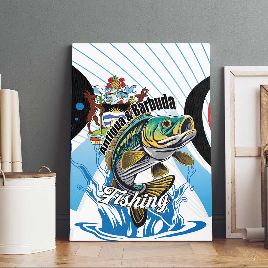 Antigua and Barbuda Fishing Canvas Wall Art Sporty Style