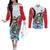 Personalized Antigua and Barbuda Fishing Couples Matching Off The Shoulder Long Sleeve Dress and Long Sleeve Button Shirt Sporty Style
