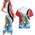 Personalized Antigua and Barbuda Fishing Couples Matching Short Sleeve Bodycon Dress and Hawaiian Shirt Sporty Style