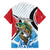 Personalized Antigua and Barbuda Fishing Family Matching Off Shoulder Short Dress and Hawaiian Shirt Sporty Style