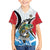 Personalized Antigua and Barbuda Fishing Family Matching Off Shoulder Short Dress and Hawaiian Shirt Sporty Style