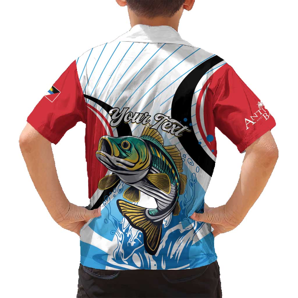 Personalized Antigua and Barbuda Fishing Family Matching Summer Maxi Dress and Hawaiian Shirt Sporty Style