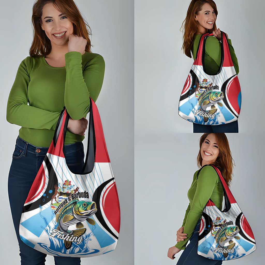 Antigua and Barbuda Fishing Grocery Bag Sporty Style