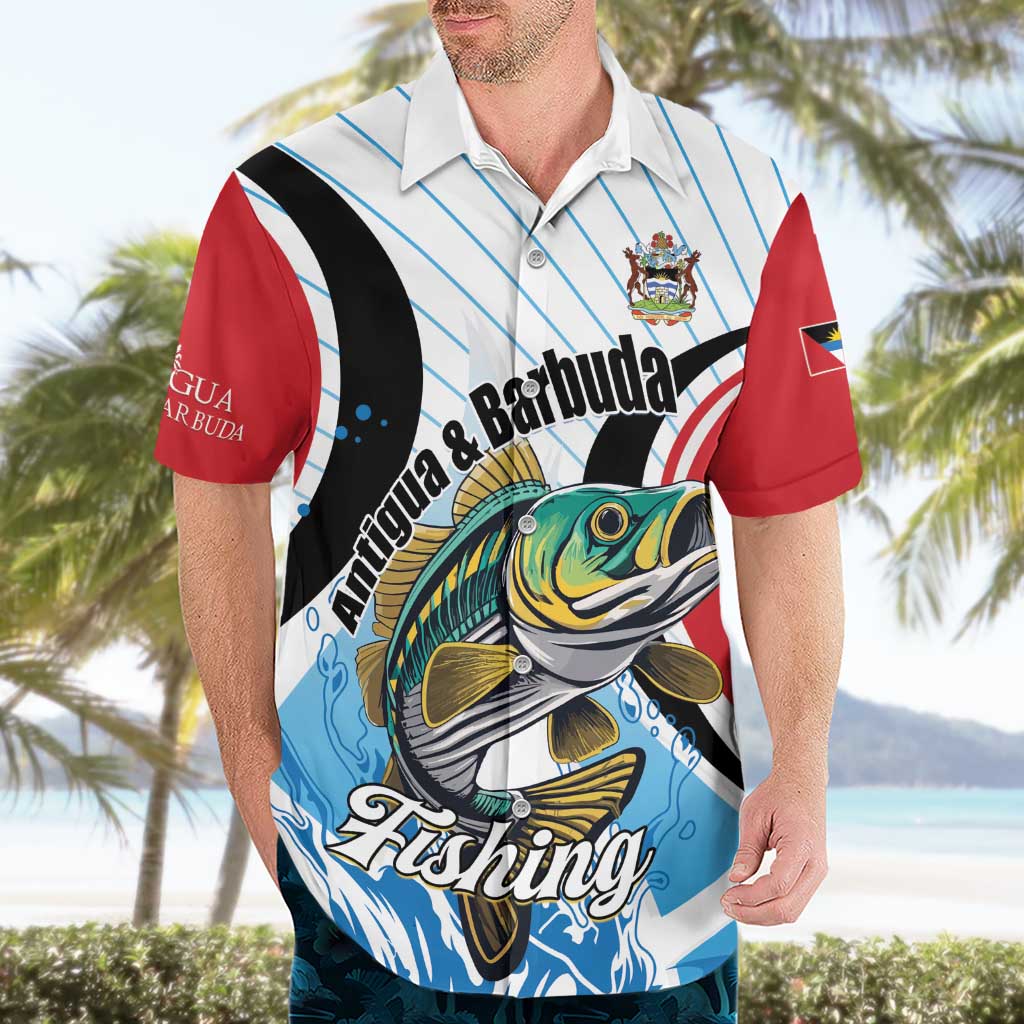 Personalized Antigua and Barbuda Fishing Hawaiian Shirt Sporty Style