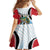 Personalized Antigua and Barbuda Fishing Kid Short Sleeve Dress Sporty Style