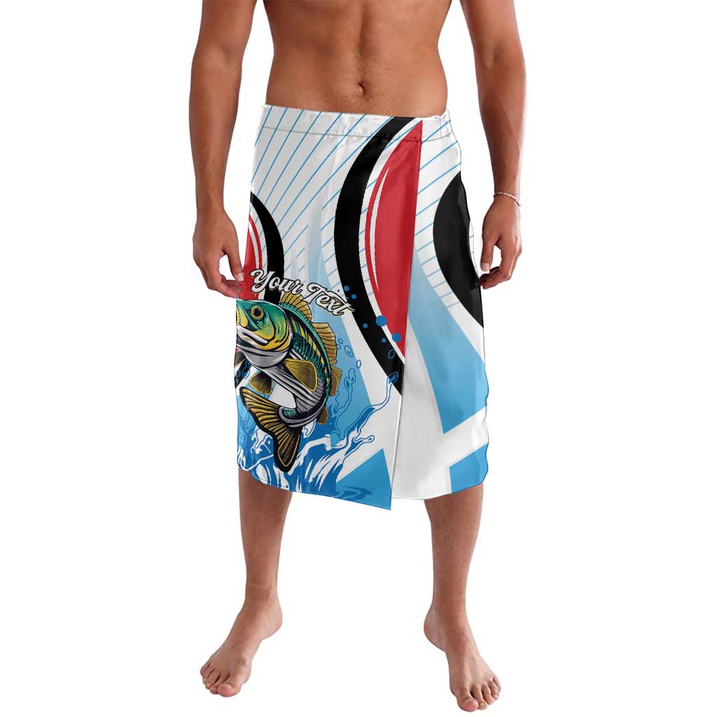 Personalized Antigua and Barbuda Fishing Lavalava Sporty Style