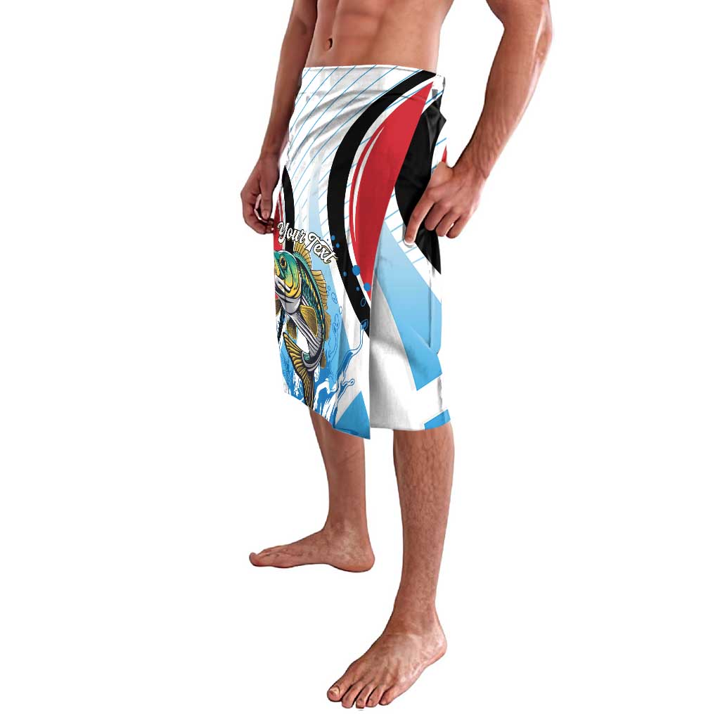 Personalized Antigua and Barbuda Fishing Lavalava Sporty Style