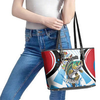 Antigua and Barbuda Fishing Leather Tote Bag Sporty Style