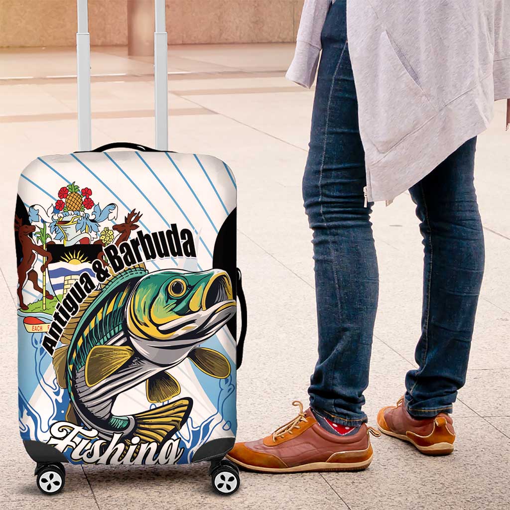 Antigua and Barbuda Fishing Luggage Cover Sporty Style