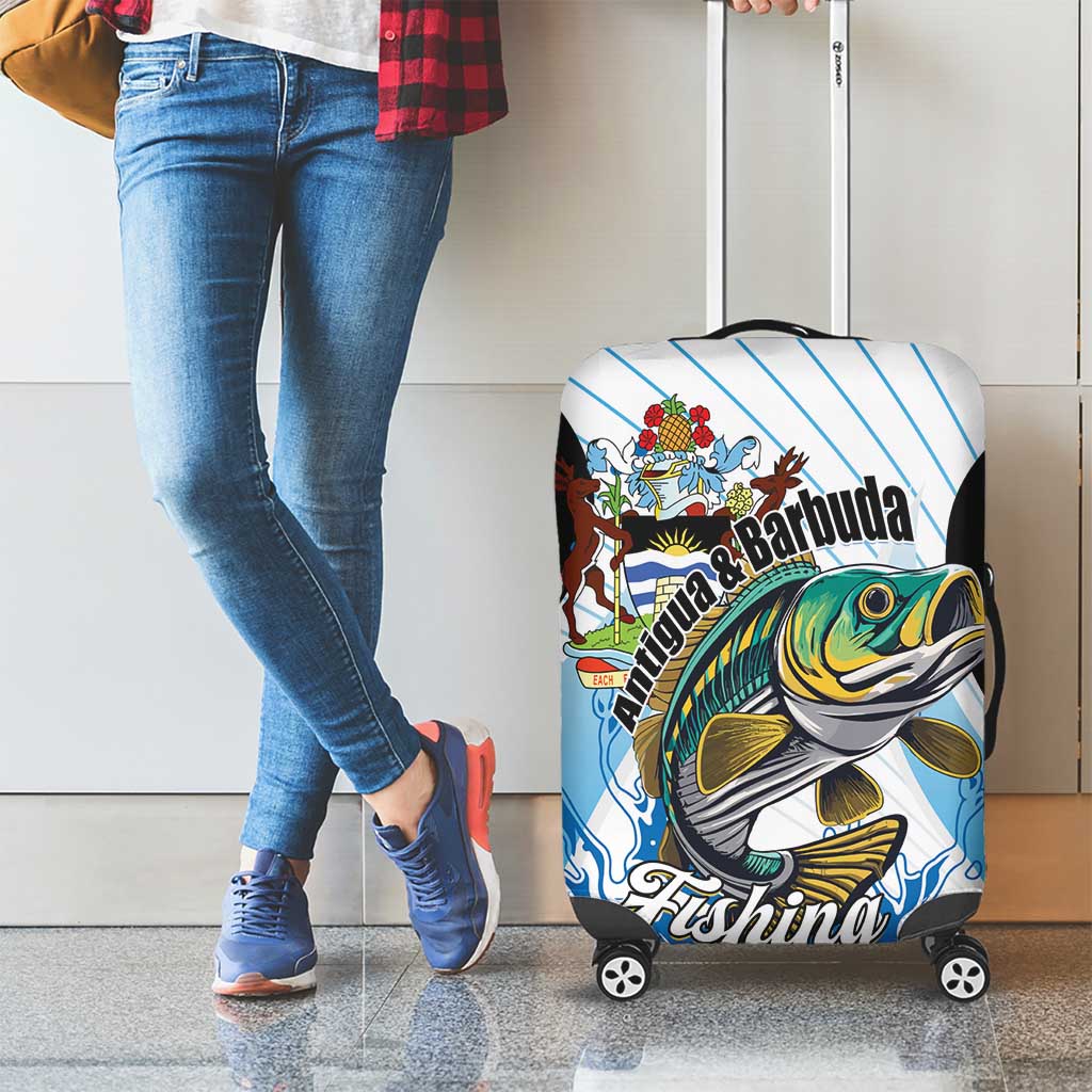 Antigua and Barbuda Fishing Luggage Cover Sporty Style