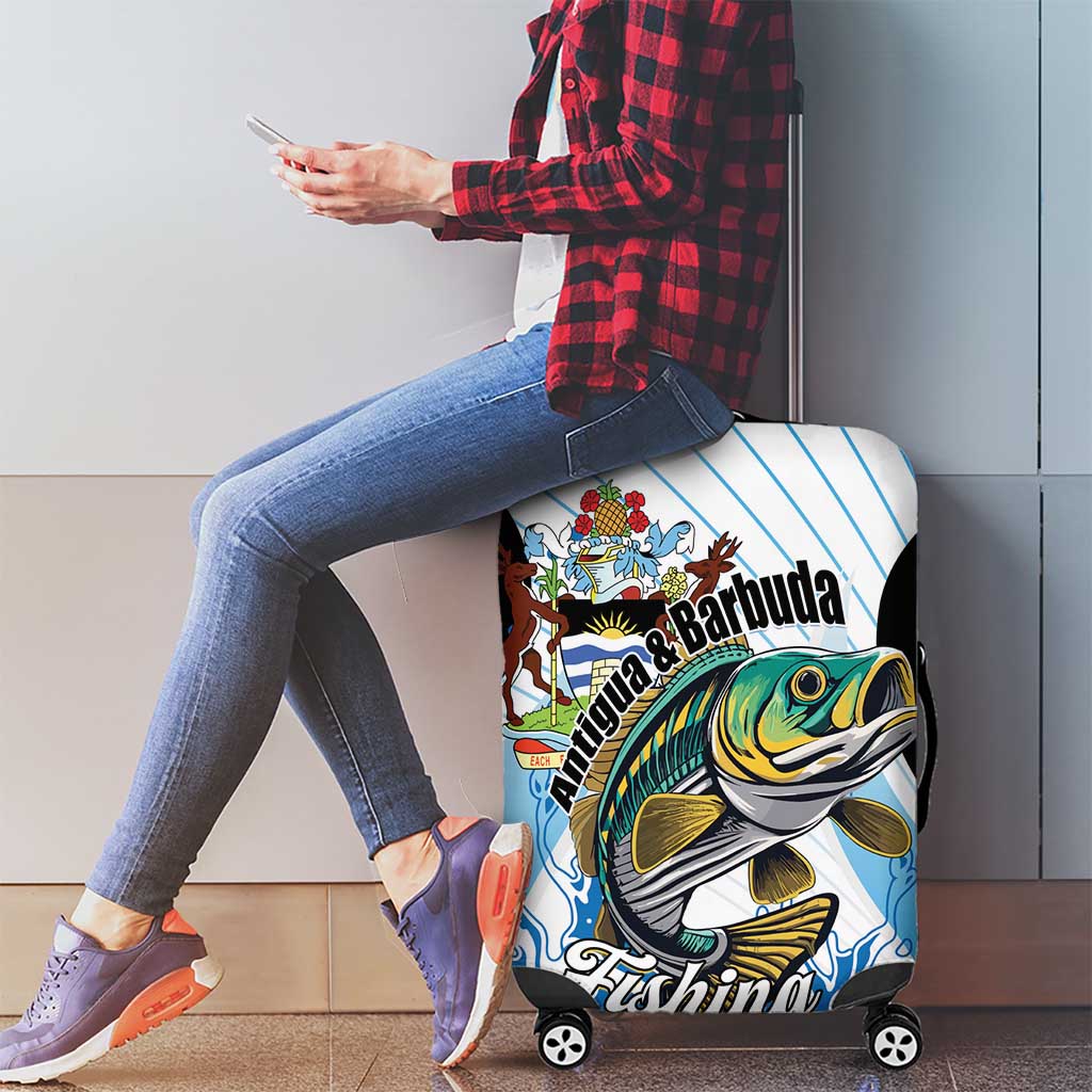 Antigua and Barbuda Fishing Luggage Cover Sporty Style
