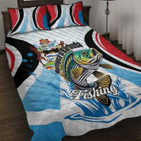 Antigua and Barbuda Fishing Quilt Bed Set Sporty Style