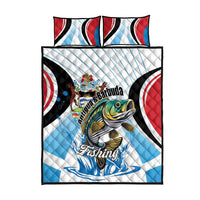 Antigua and Barbuda Fishing Quilt Bed Set Sporty Style