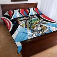 Antigua and Barbuda Fishing Quilt Bed Set Sporty Style