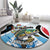 Antigua and Barbuda Fishing Round Carpet Sporty Style