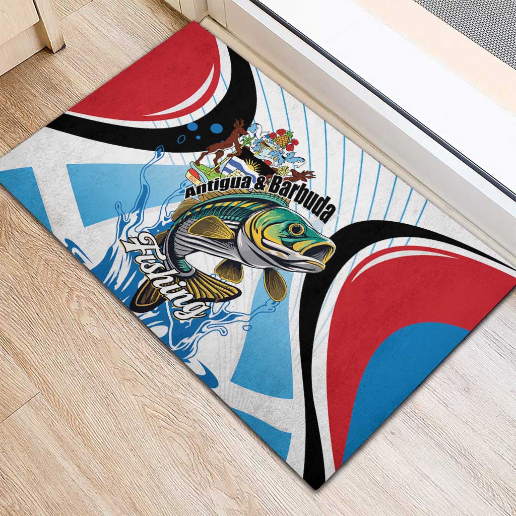 Antigua and Barbuda Fishing Rubber Doormat Sporty Style