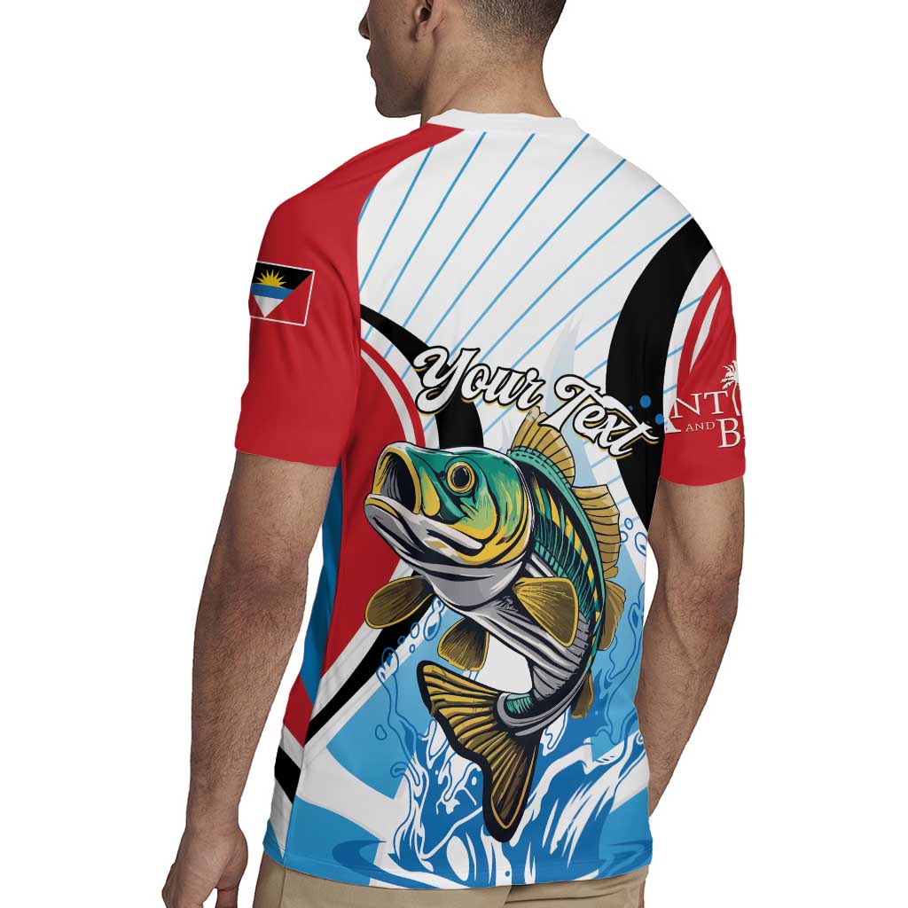 Personalized Antigua and Barbuda Fishing Rugby Jersey Sporty Style