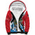 Personalized Antigua and Barbuda Fishing Sherpa Hoodie Sporty Style