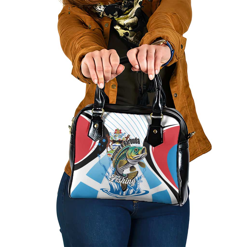 Antigua and Barbuda Fishing Shoulder Handbag Sporty Style