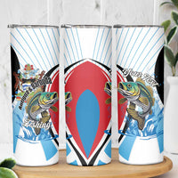 Personalized Antigua and Barbuda Fishing Skinny Tumbler Sporty Style