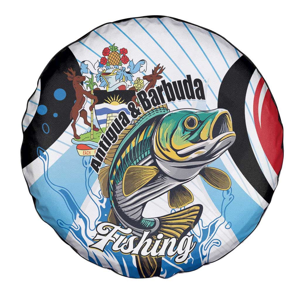 Antigua and Barbuda Fishing Spare Tire Cover Sporty Style