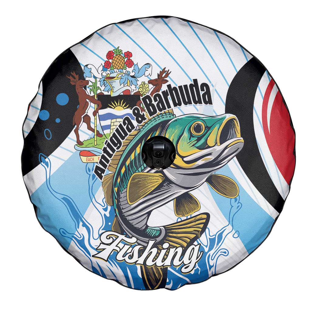Antigua and Barbuda Fishing Spare Tire Cover Sporty Style