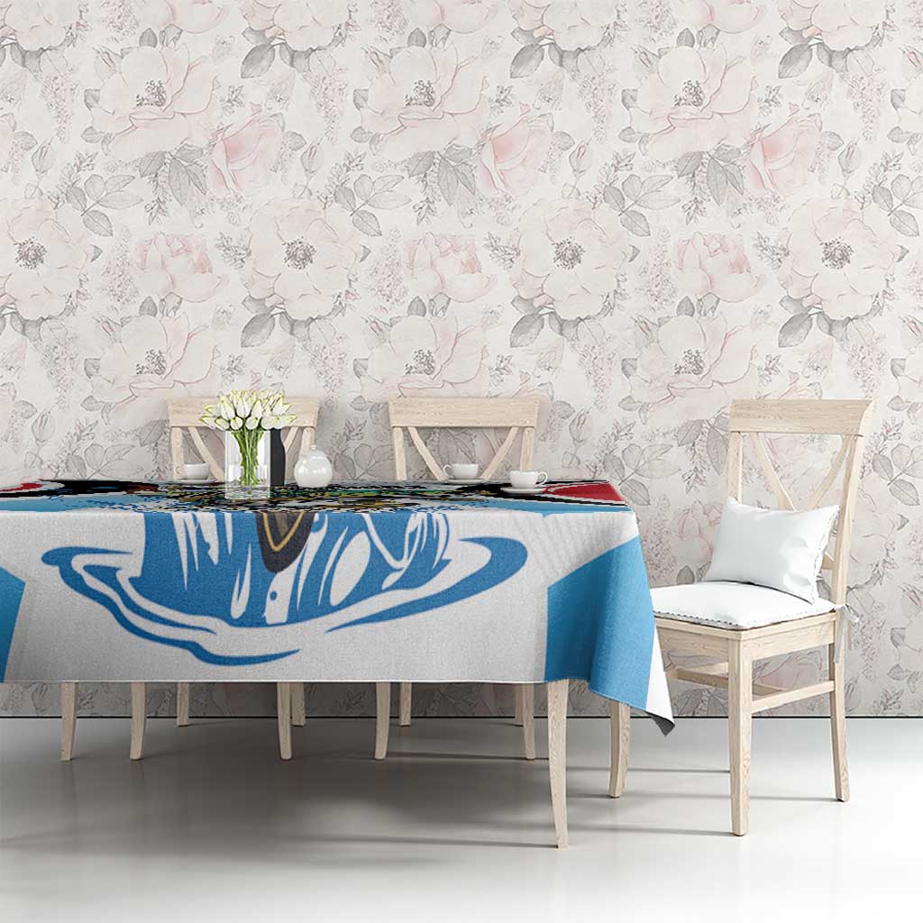 Antigua and Barbuda Fishing Tablecloth Sporty Style