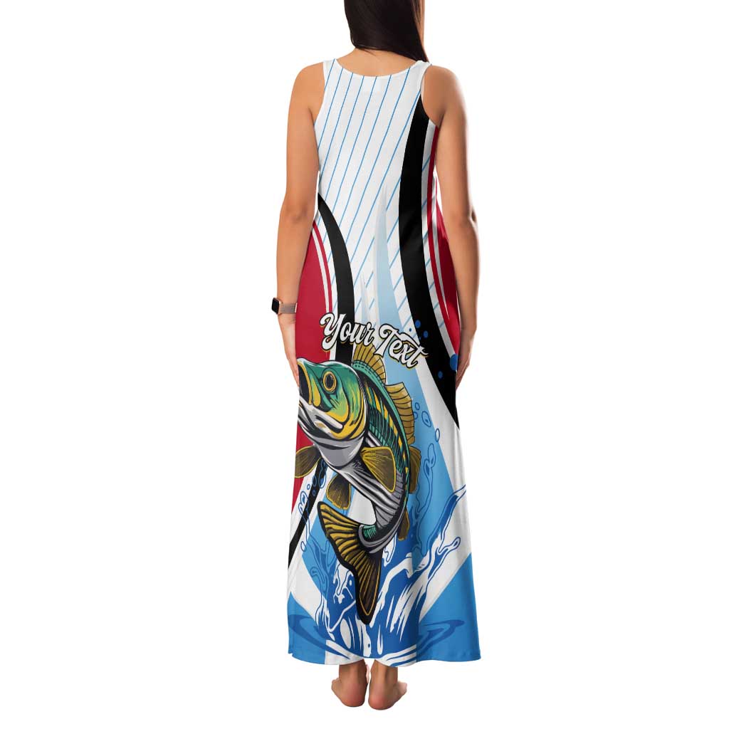 Personalized Antigua and Barbuda Fishing Tank Maxi Dress Sporty Style