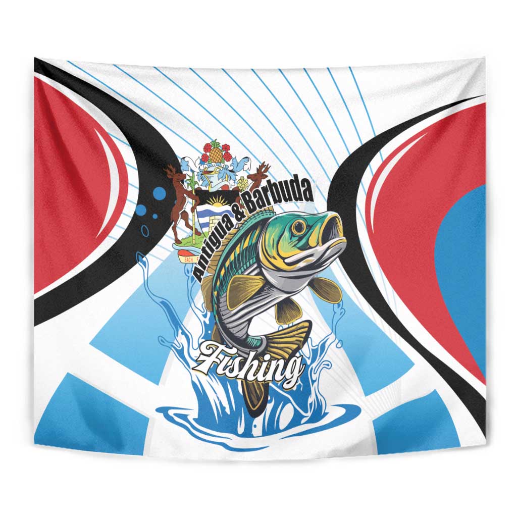 Antigua and Barbuda Fishing Tapestry Sporty Style