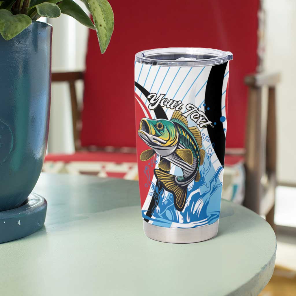 Personalized Antigua and Barbuda Fishing Tumbler Cup Sporty Style